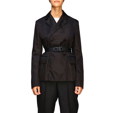 prada cire jacket|Prada women's double breasted jackets.